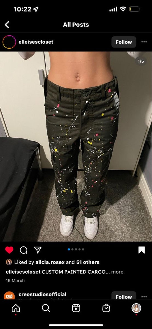 Custom Paint Splatter Cargos